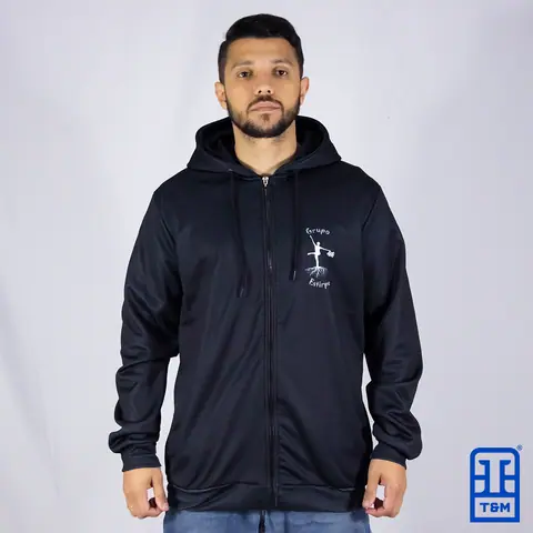 Camisa esportiva personalizada para empresa — trabalho da T&M