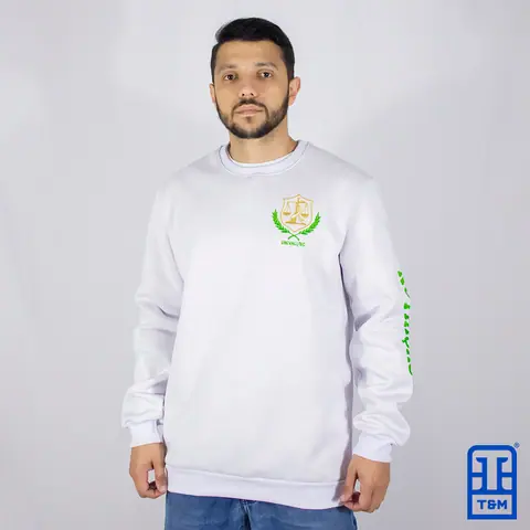Moletom básico personalizado para faculdade ou atlética — trabalho da T&M