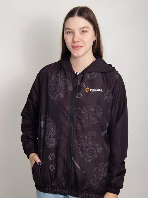 Corta-vento personalizado para empresa — trabalho da T&M