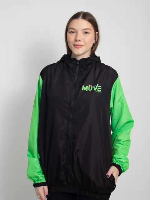 Corta-vento personalizado para empresa — trabalho da T&M
