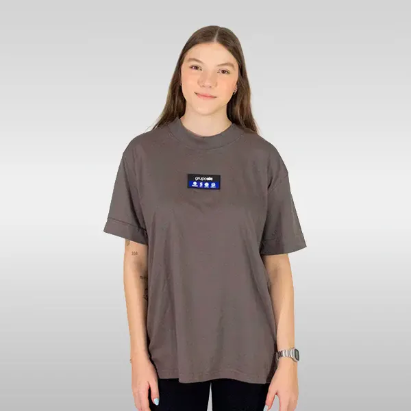 Camiseta oversized personalizada