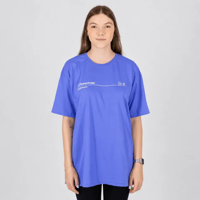 Camiseta de algodão personalizada do QuintoAndar