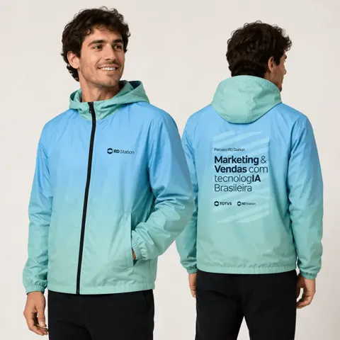 Corta-vento personalizado para empresa