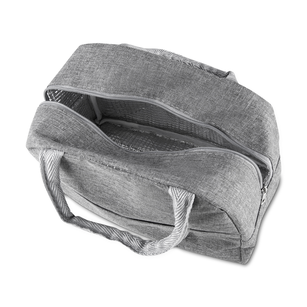 Bolsa térmica em poliéster com bolso frontal, foto 5