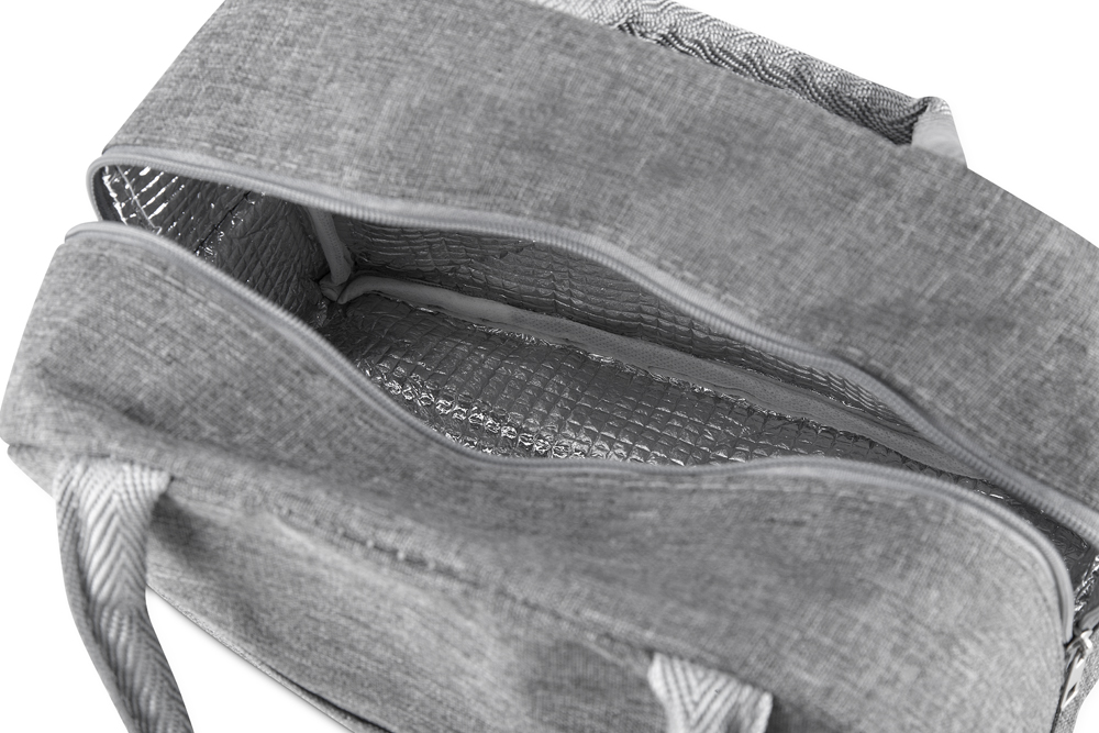Bolsa térmica em poliéster com bolso frontal, foto 6