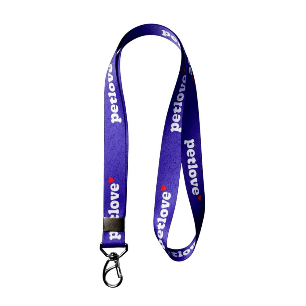 Cordão para crachá 20 mm personalizado com a logo da empresa