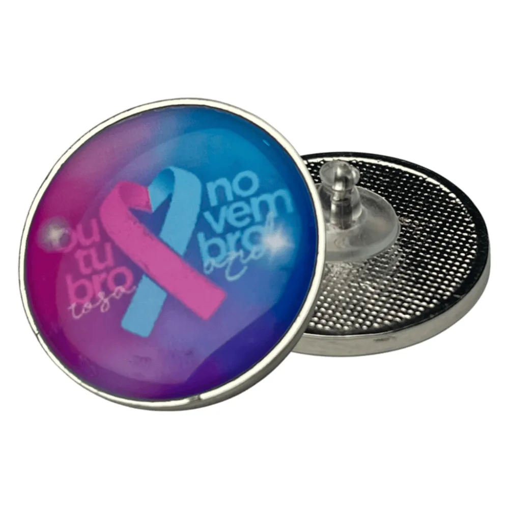 Pin resinado com a logo da empresa