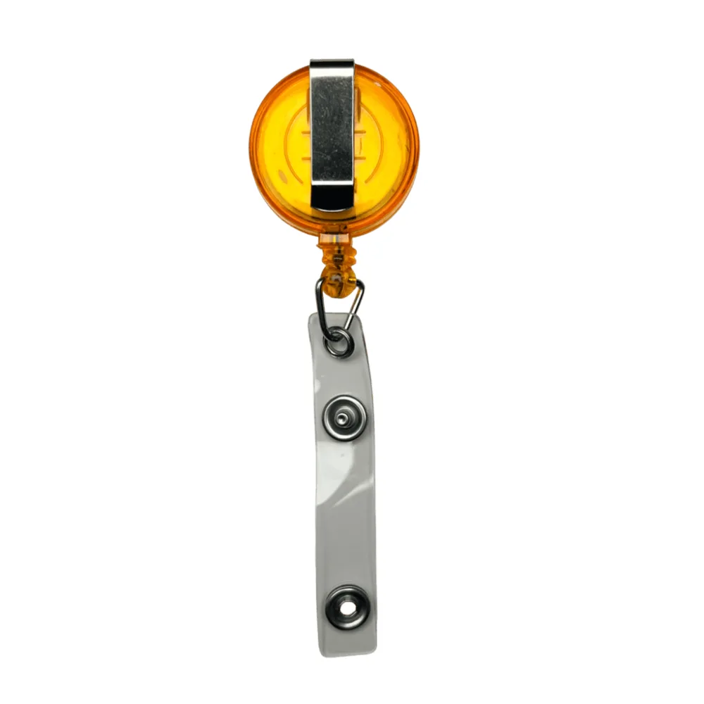 Porta-crachá retrátil roller clip com etiqueta resinada, foto 3