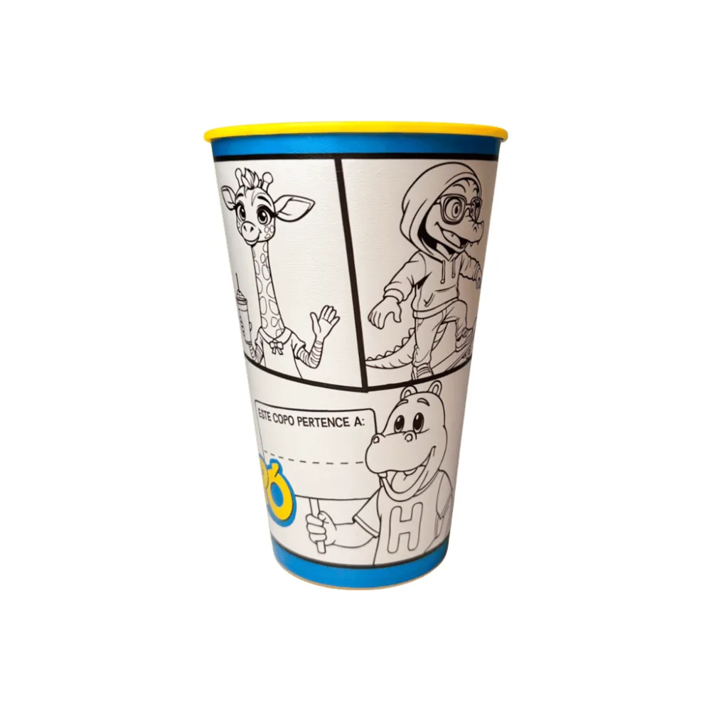 Copo de 550 ml com rótulo In Mold Label, foto 2