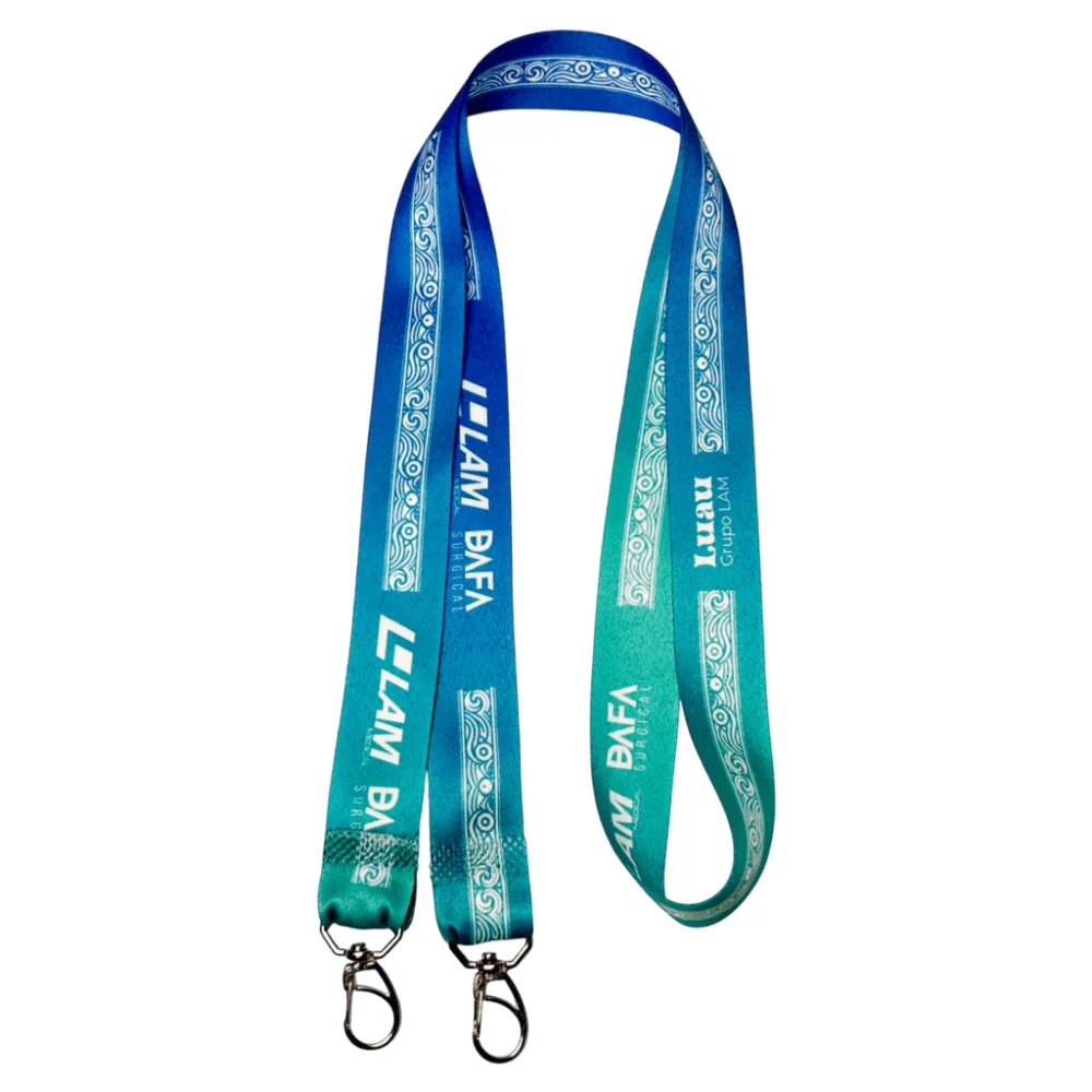 Cordão para celular salva-phone de duas pontas 140 cm personalizado com a logo da empresa
