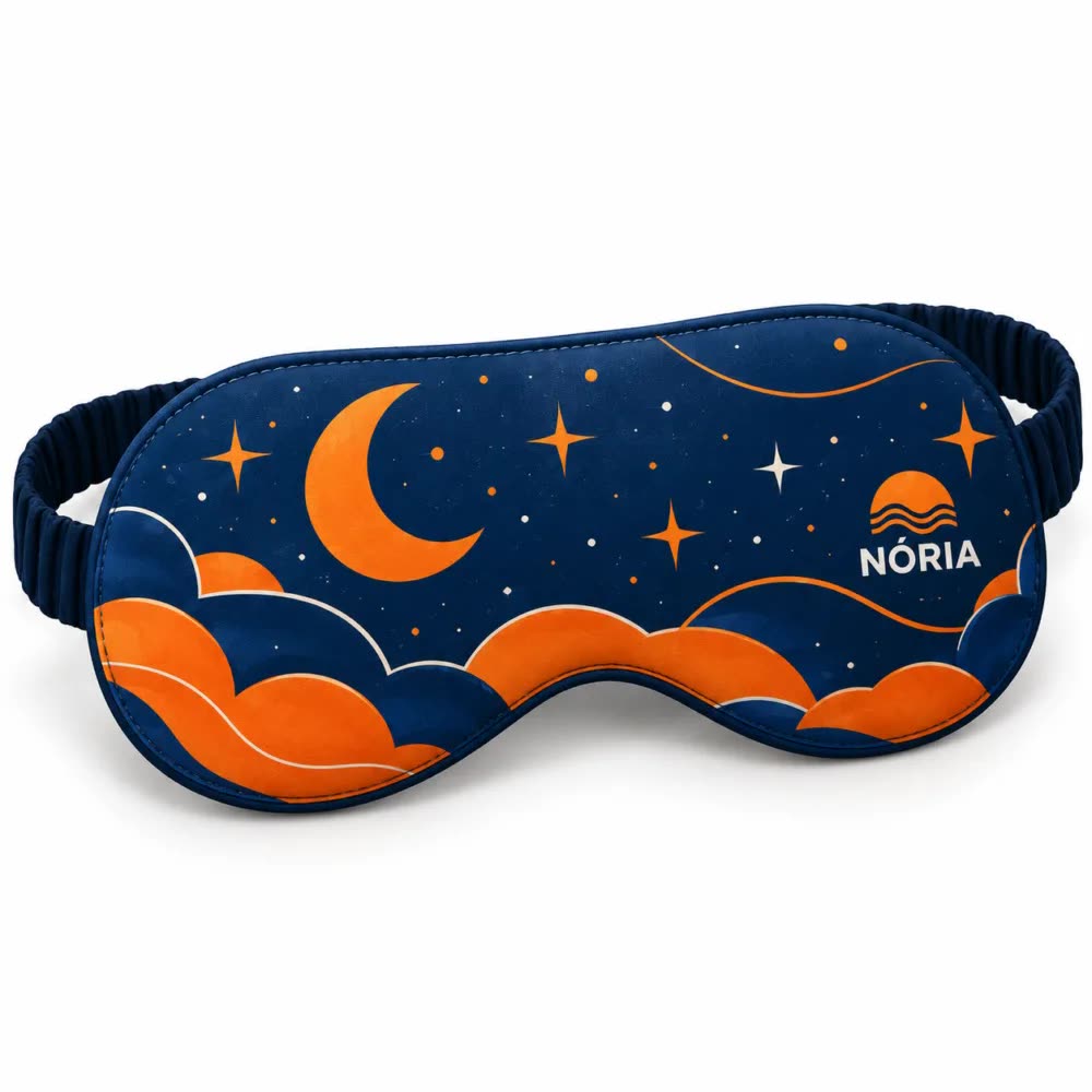 Máscara de dormir personalizada com a logo da empresa