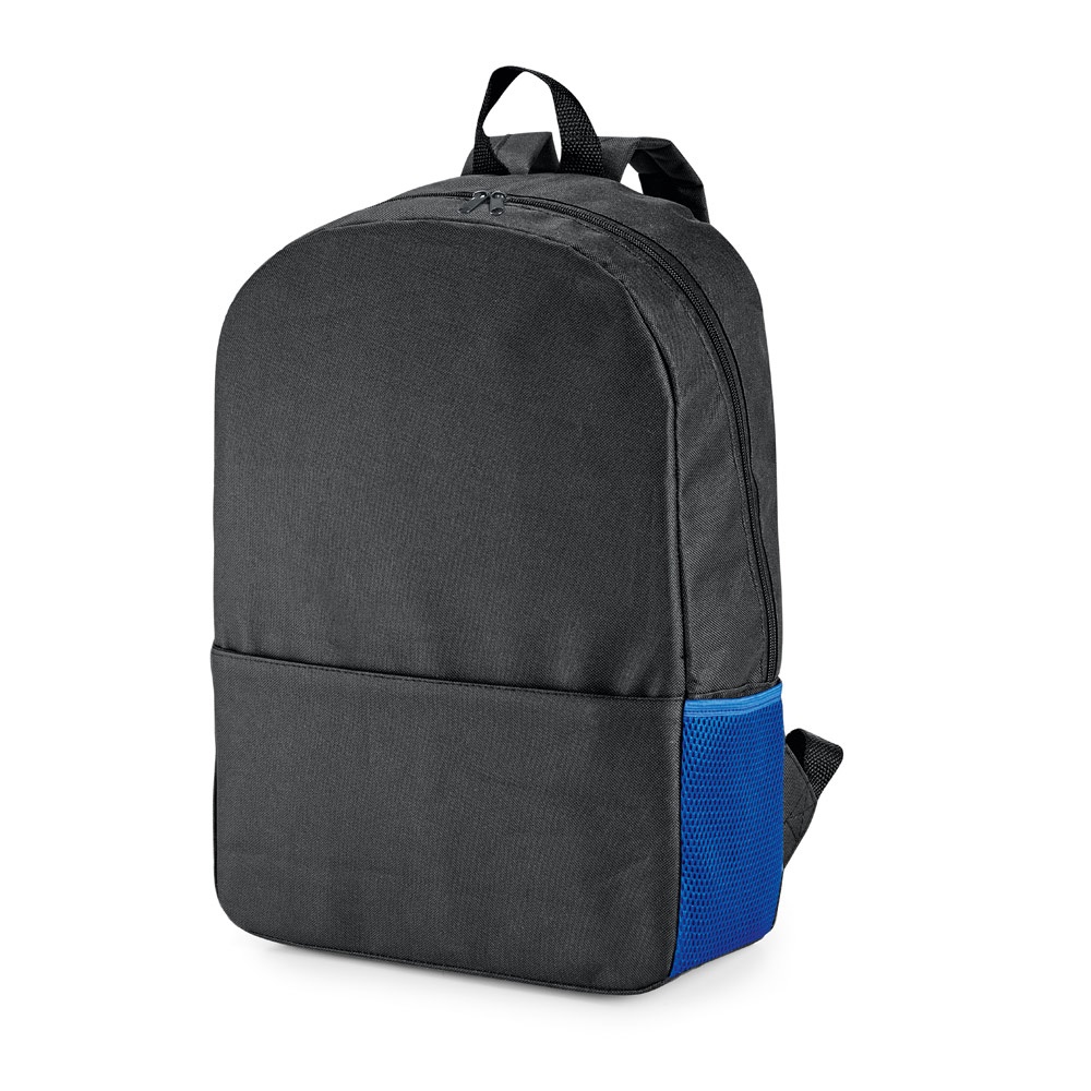Mochila para notebook 15,6" em 600D com divisórias personalizada com a logo da empresa