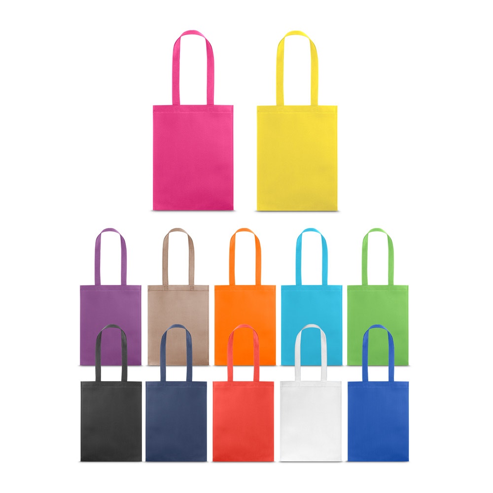 Sacola em non-woven (80 g/m²) termo-selado (27 x 35 cm) personalizada com a logo da empresa