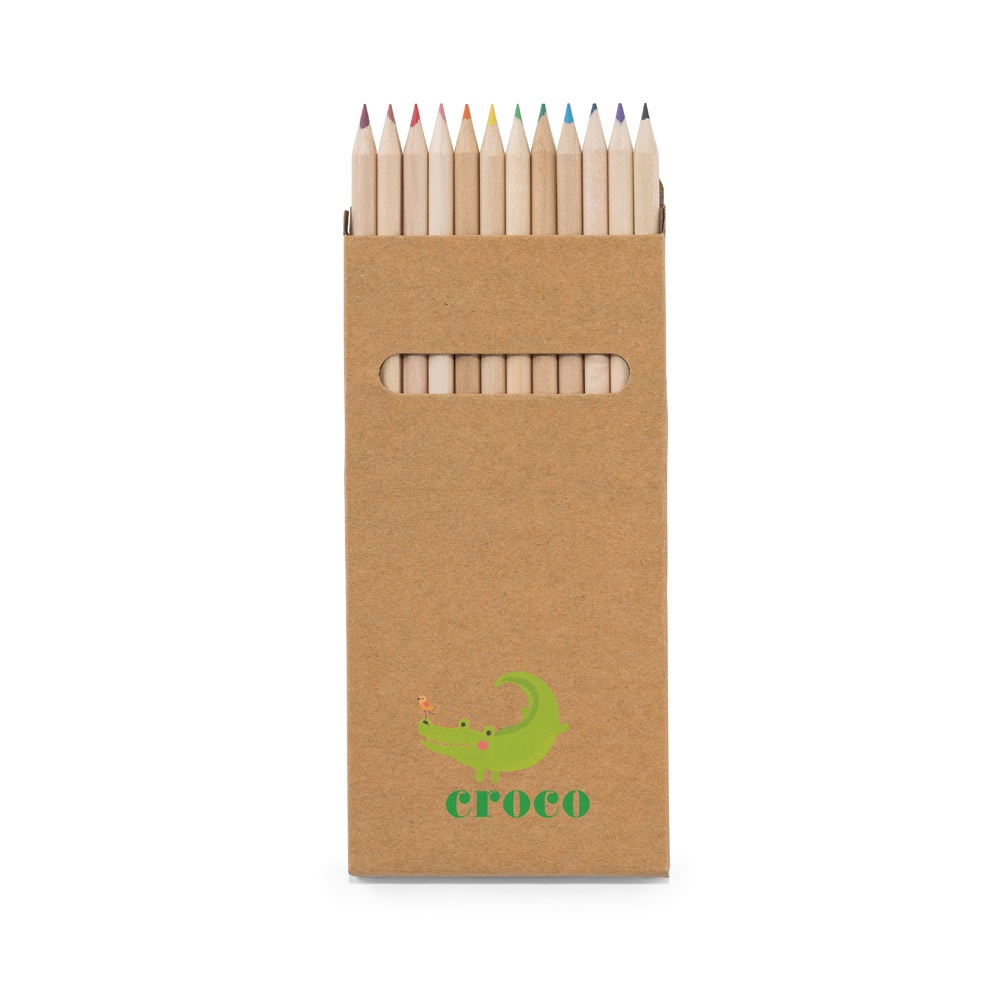 Caixa de cartão de papel kraft com 12 litrosápis de cor, foto 5