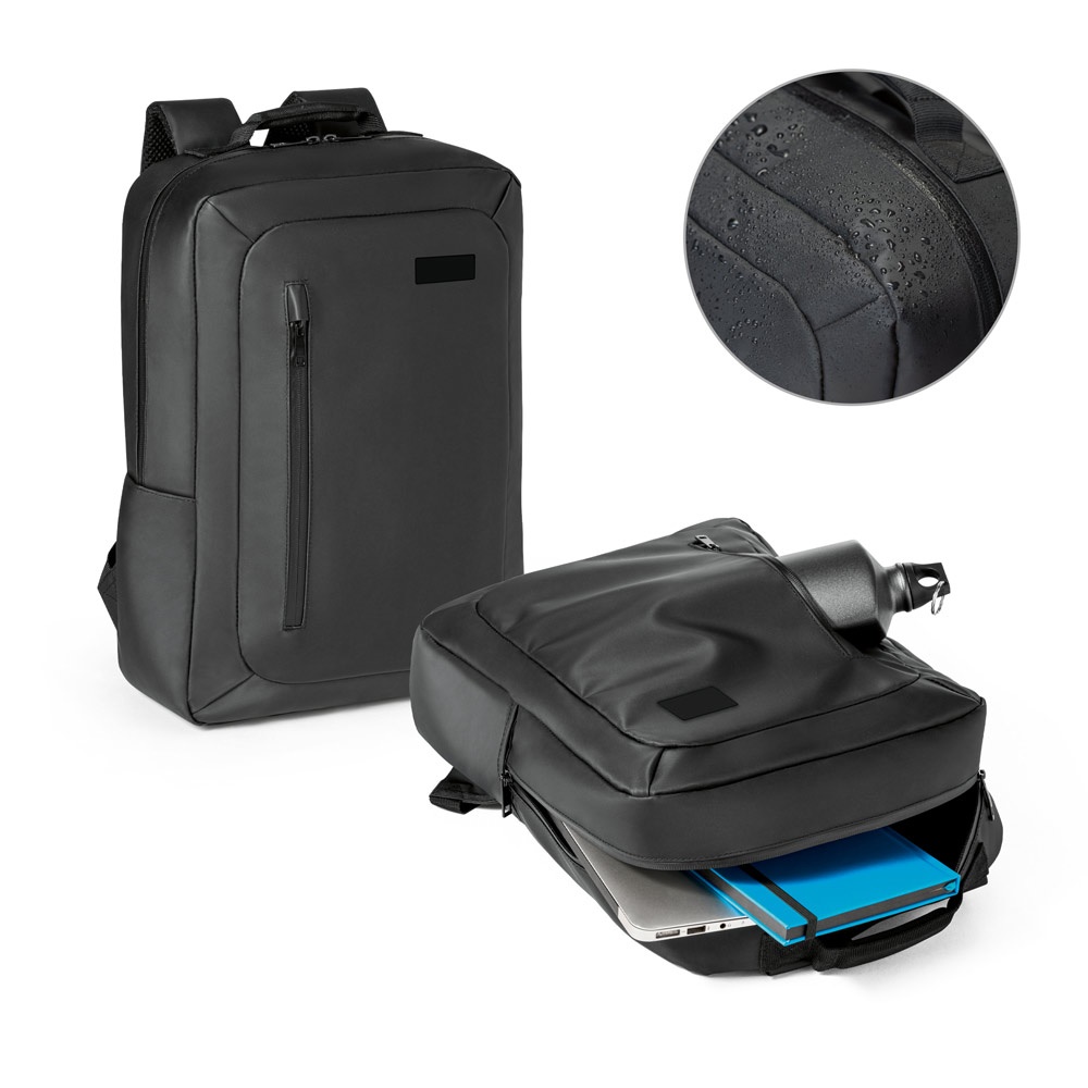 Mochila para notebook 15,6" 10 litros em 600D impermeável personalizada com a logo da empresa