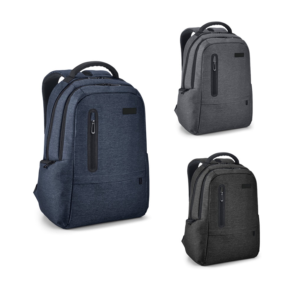 Mochila para notebook 17" 20 litros em nylon impermeável personalizada com a logo da empresa