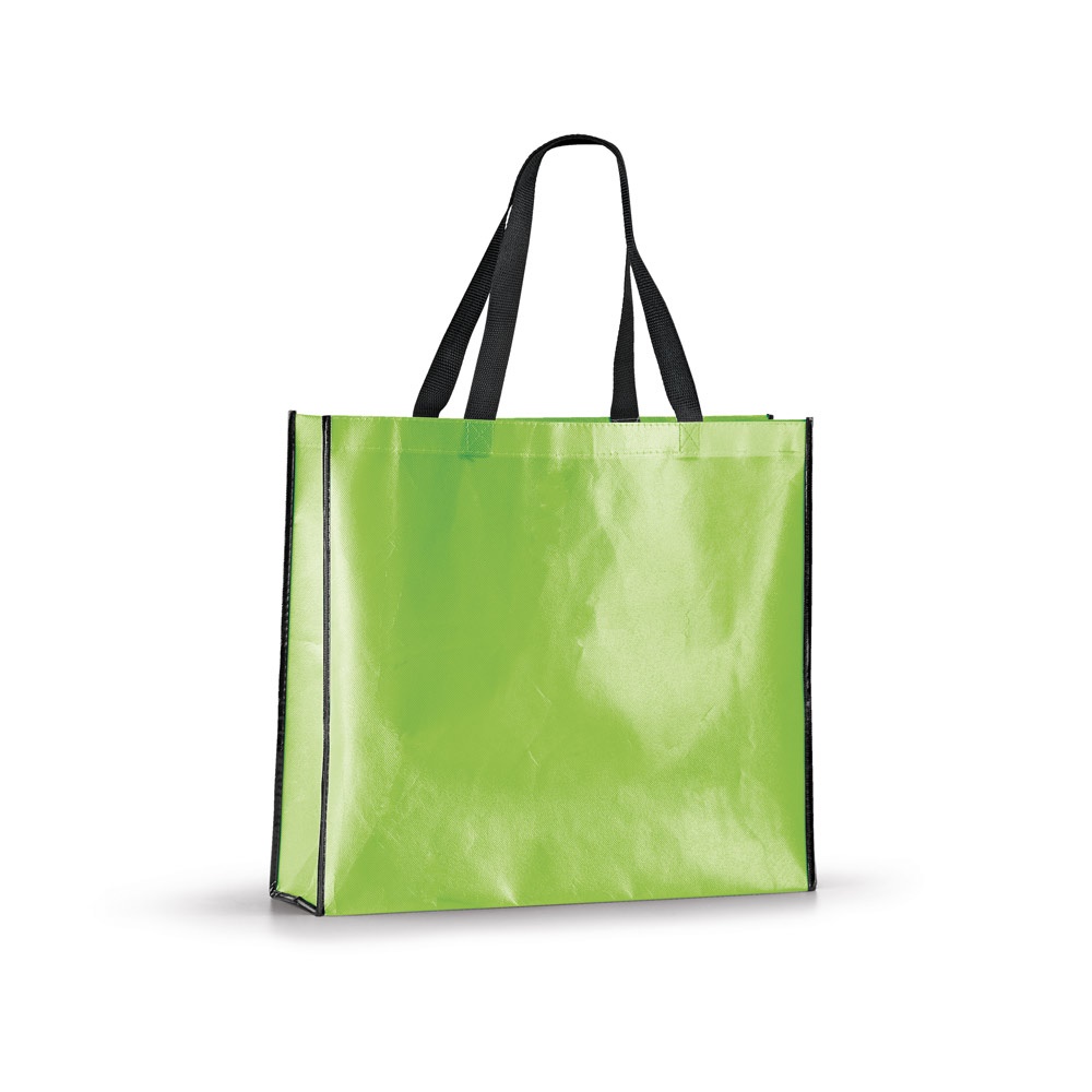 Sacola em non-woven laminado (120 g/m²) com laminação brilhante, foto 4