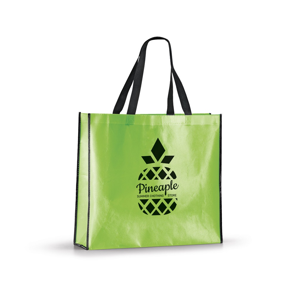 Sacola em non-woven laminado (120 g/m²) com laminação brilhante, foto 5