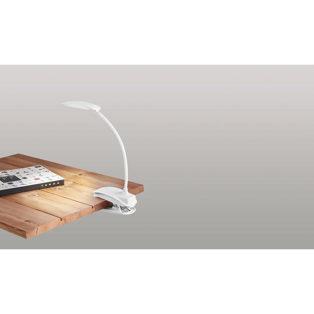 Luminária de mesa portátil em ABS e com LED COB, foto 2