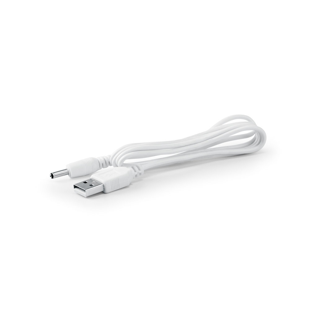 Luminária de mesa portátil em ABS e com LED COB, foto 5