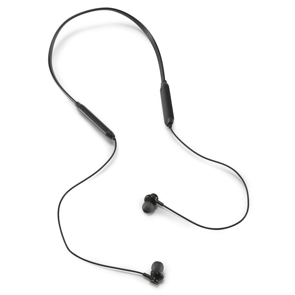 Fone de ouvido sem fio em PC com banda para pescoço