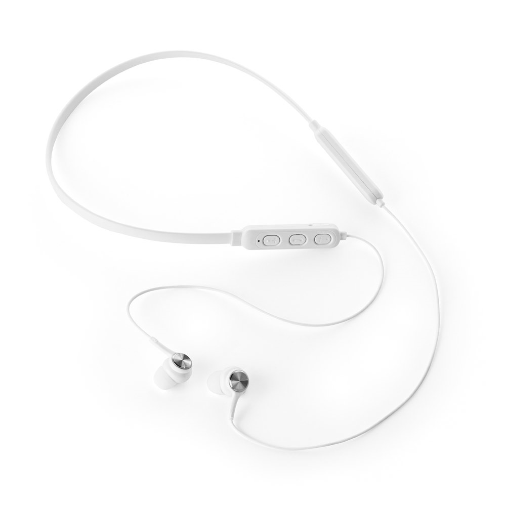 Fone de ouvido sem fio em PC com banda para pescoço