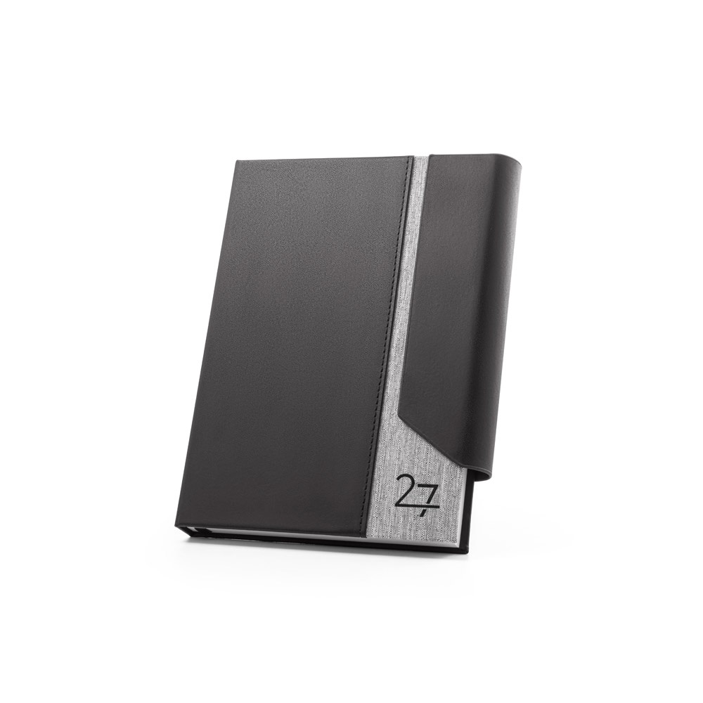 Agenda A5 em PU (58% reciclado) e PET reciclado (100% RPET) 300D, foto 5