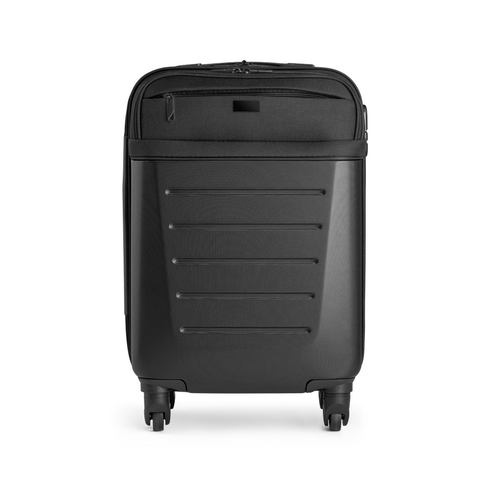 Mala de viagem executivo em ABS e 600D com 4 rodas duplas e interior forrado (33 litros), foto 5