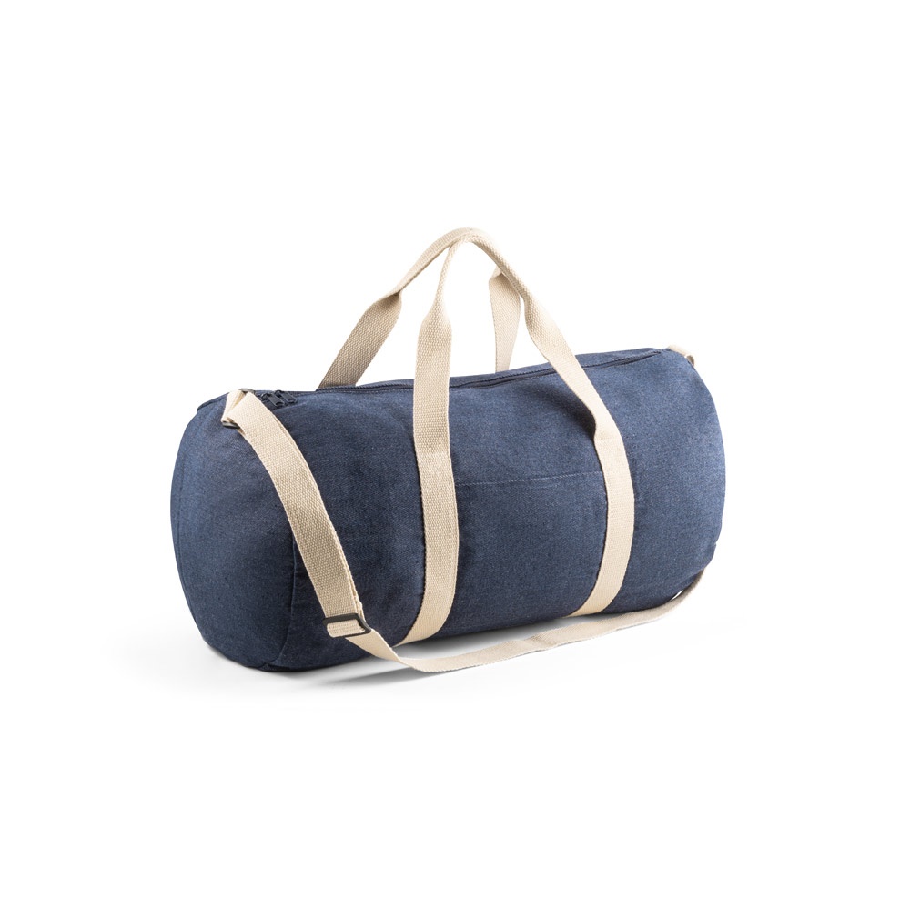 Sacola esportiva ou viagem em denim reciclado 25 litros (300 g/m²), foto 3