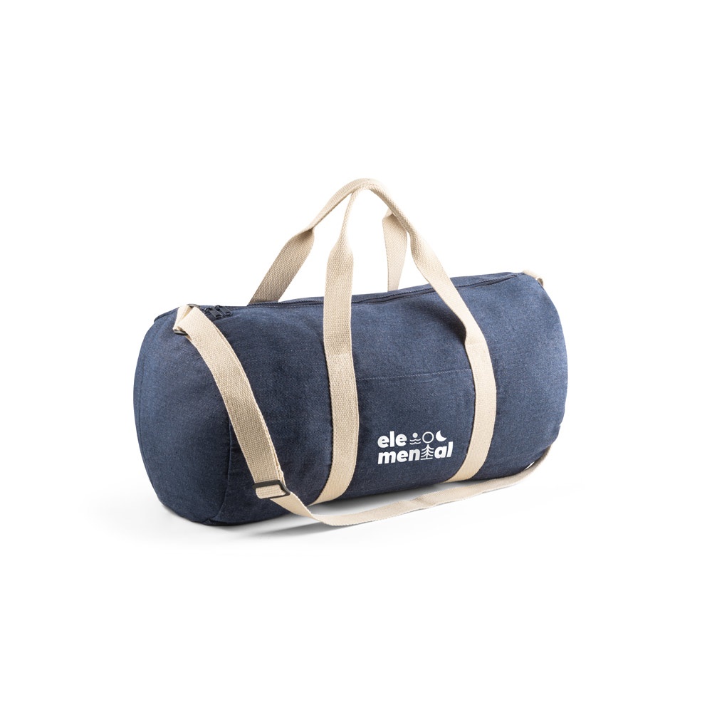 Sacola esportiva ou viagem em denim reciclado 25 litros (300 g/m²), foto 7