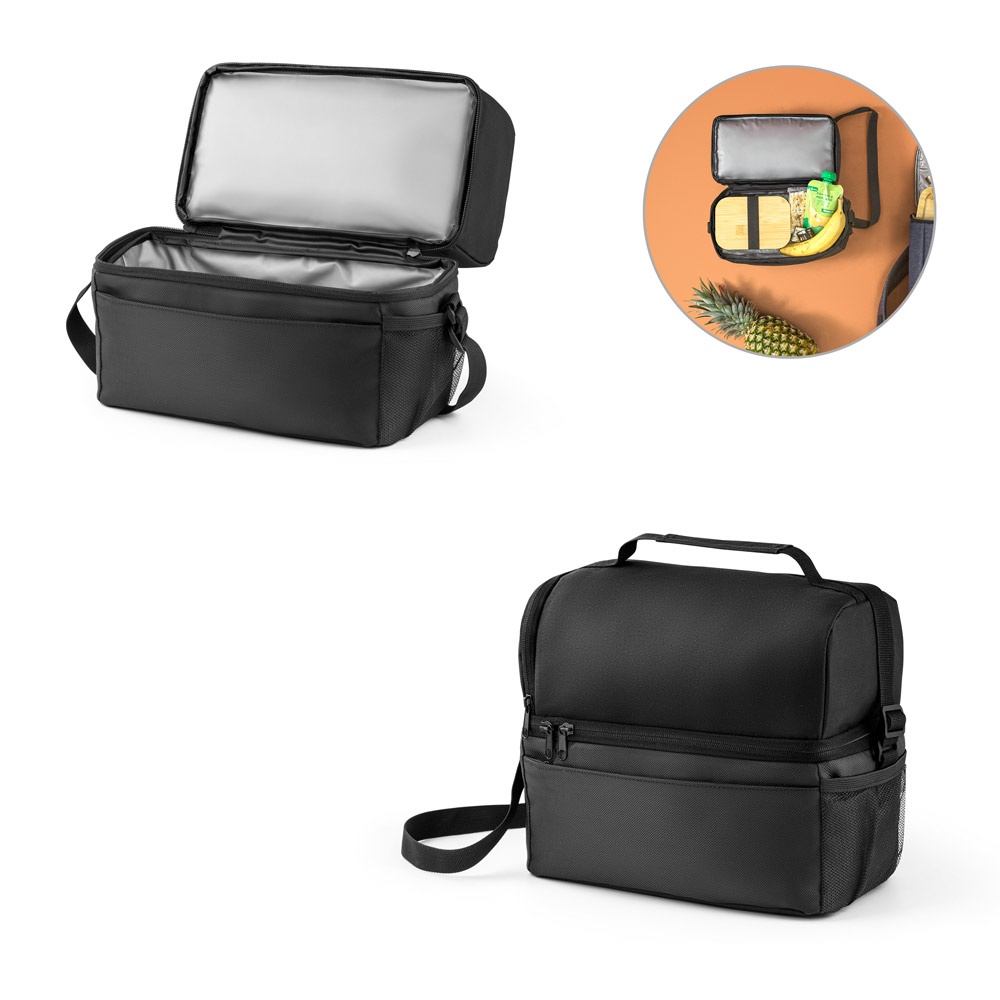 Bolsa térmica em 300D e 840D jacquard com interior forrado em PEVA 8,5 litros, foto 1