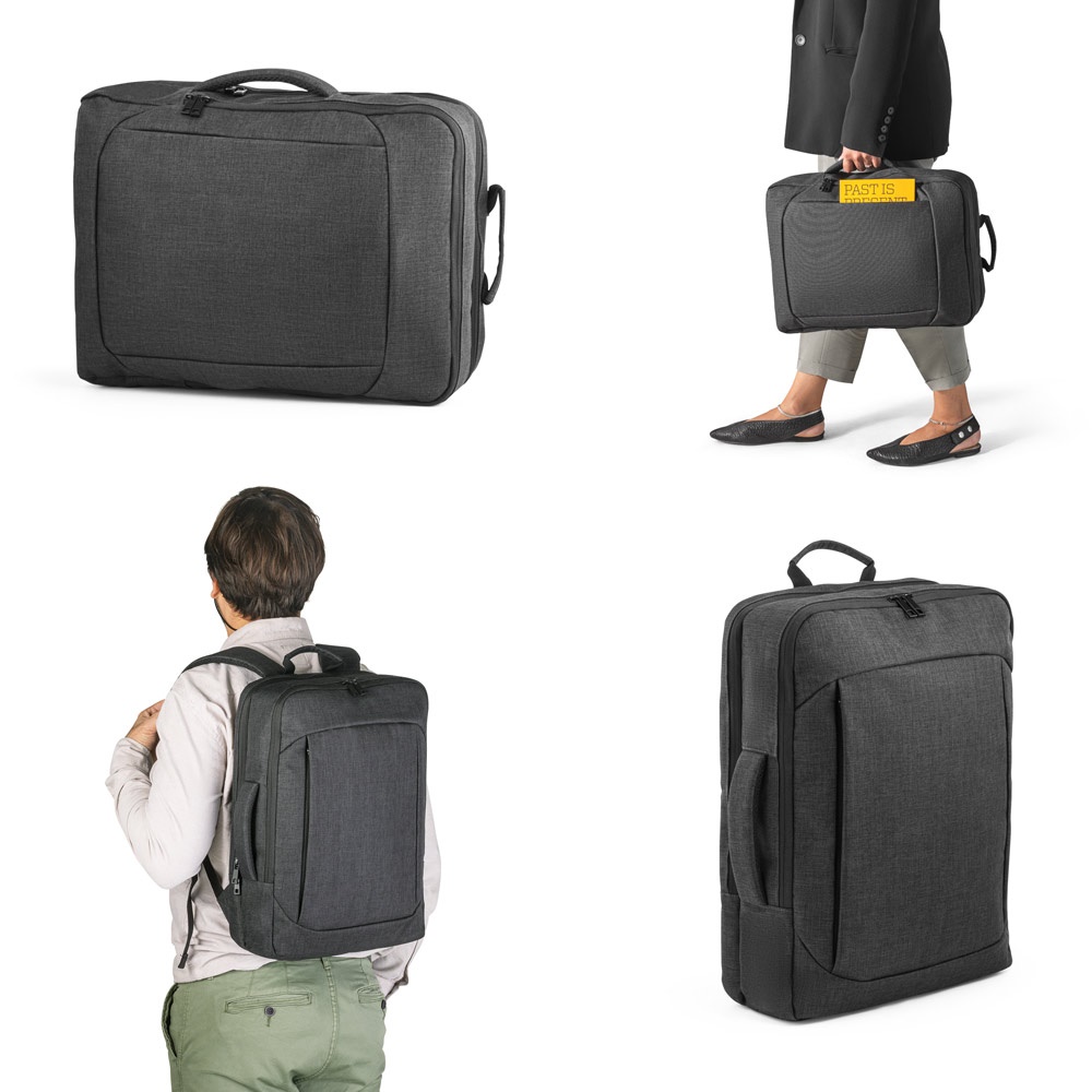 Mochila 2 em 1 para notebook (15,6") em 600D (14 litros), foto 1