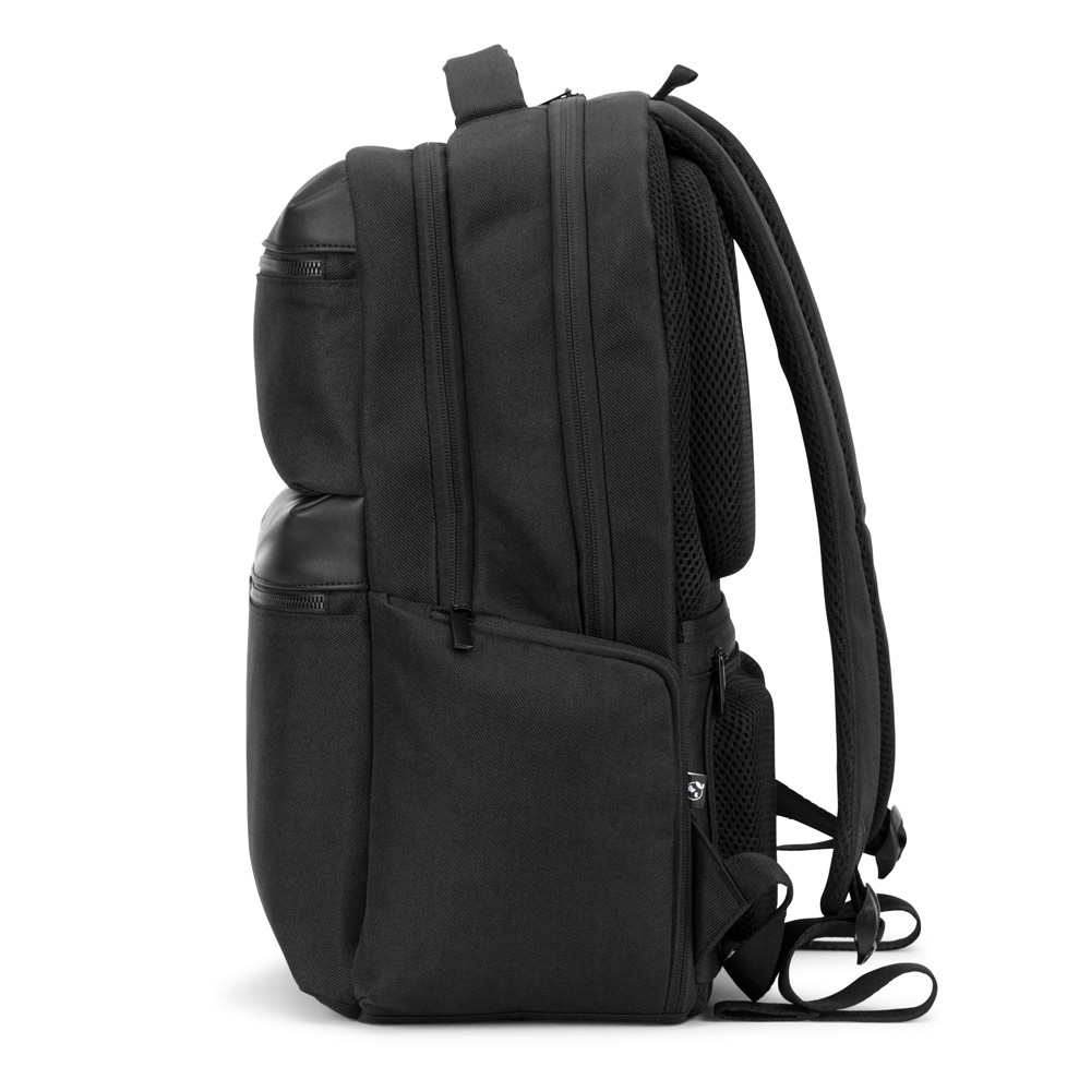 Mochila em twill reciclado resistente à água com dois bolsos frontais de grande dimensão (17,3"), foto 6