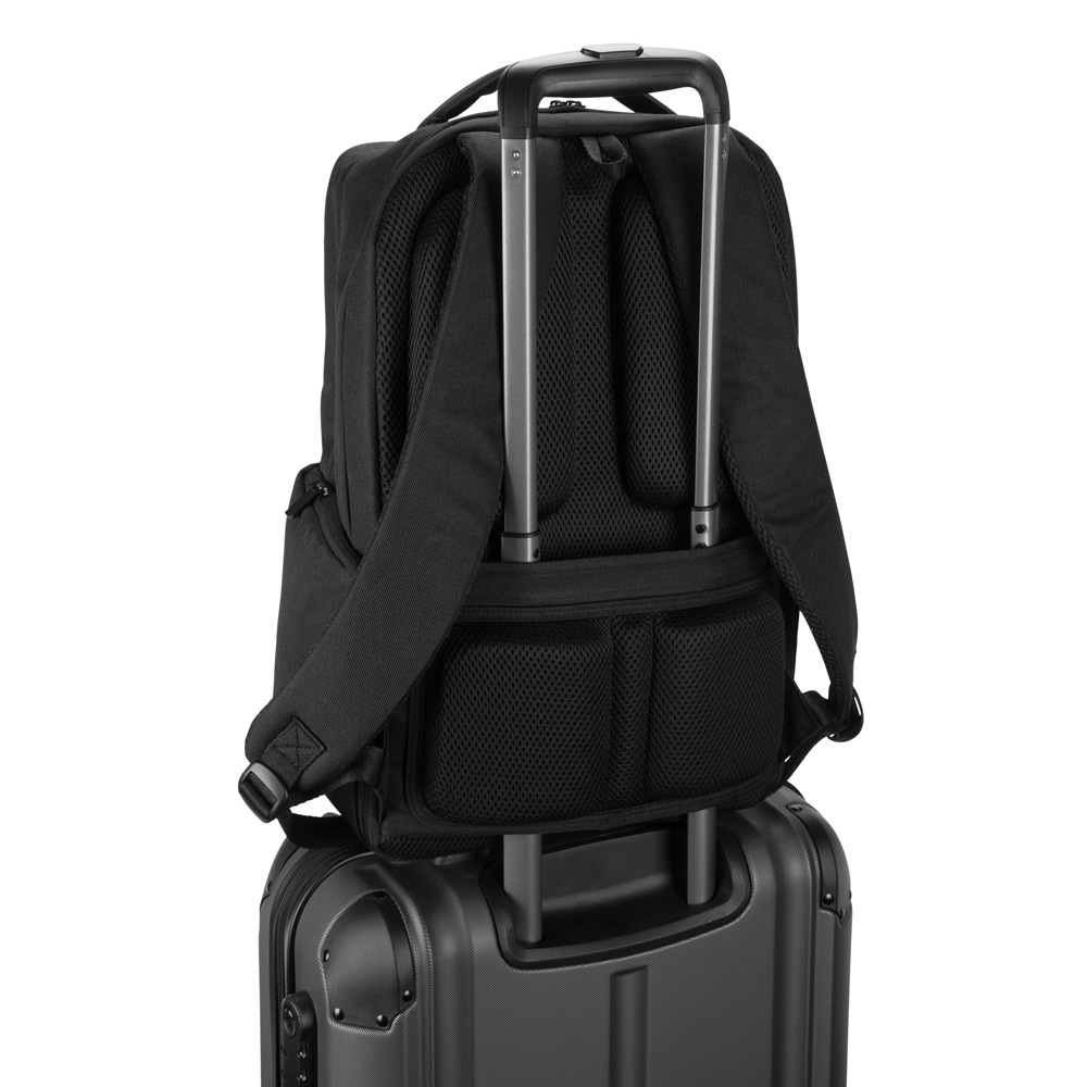 Mochila em twill reciclado resistente à água com dois bolsos frontais de grande dimensão (17,3"), foto 7