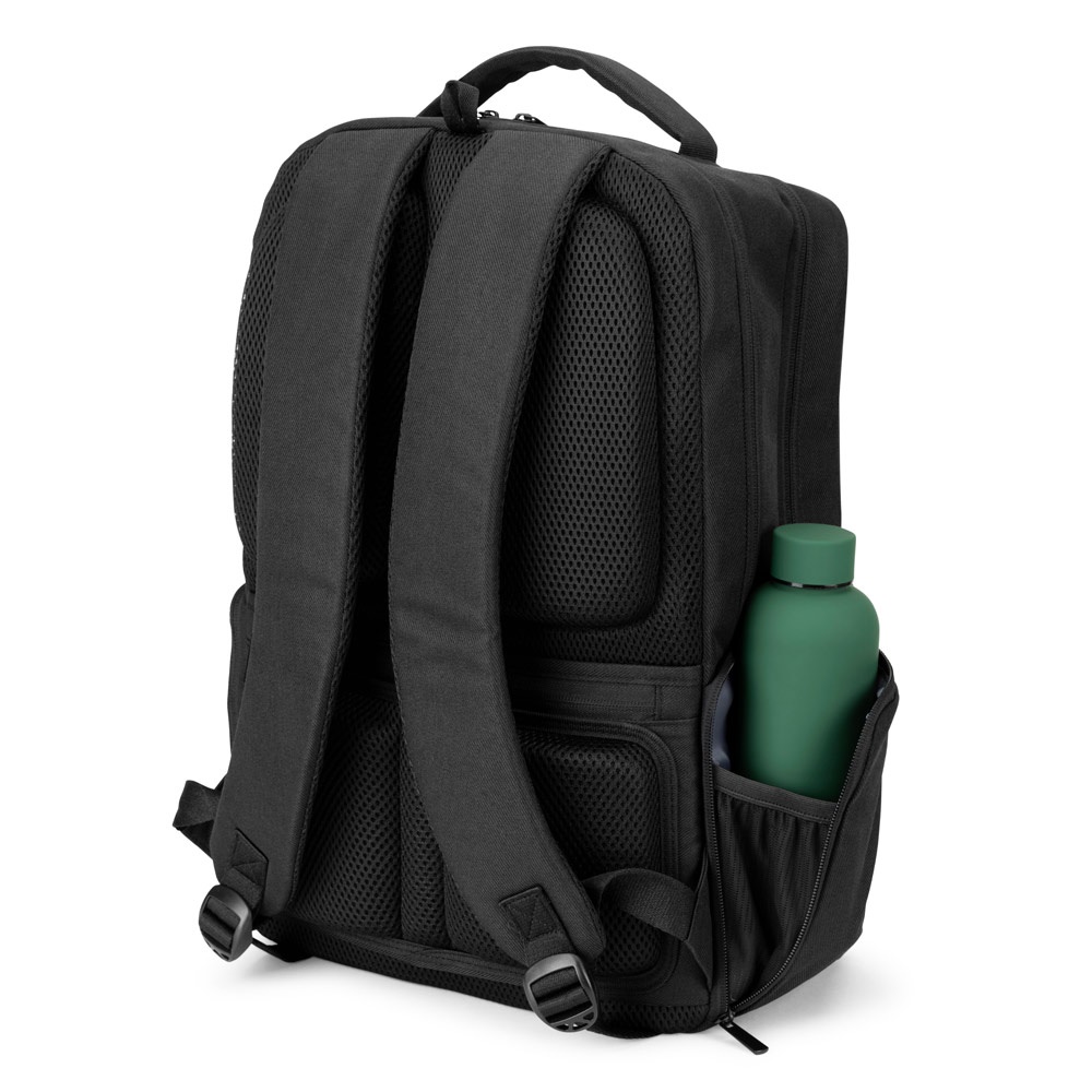 Mochila em twill reciclado resistente à água com dois bolsos frontais de grande dimensão (17,3"), foto 8