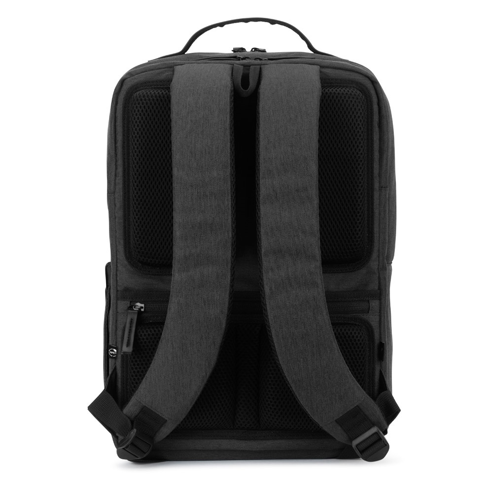 Mochila para notebook (17,3") em poliéster reciclado de alta densidade 600D (20 litros), foto 4