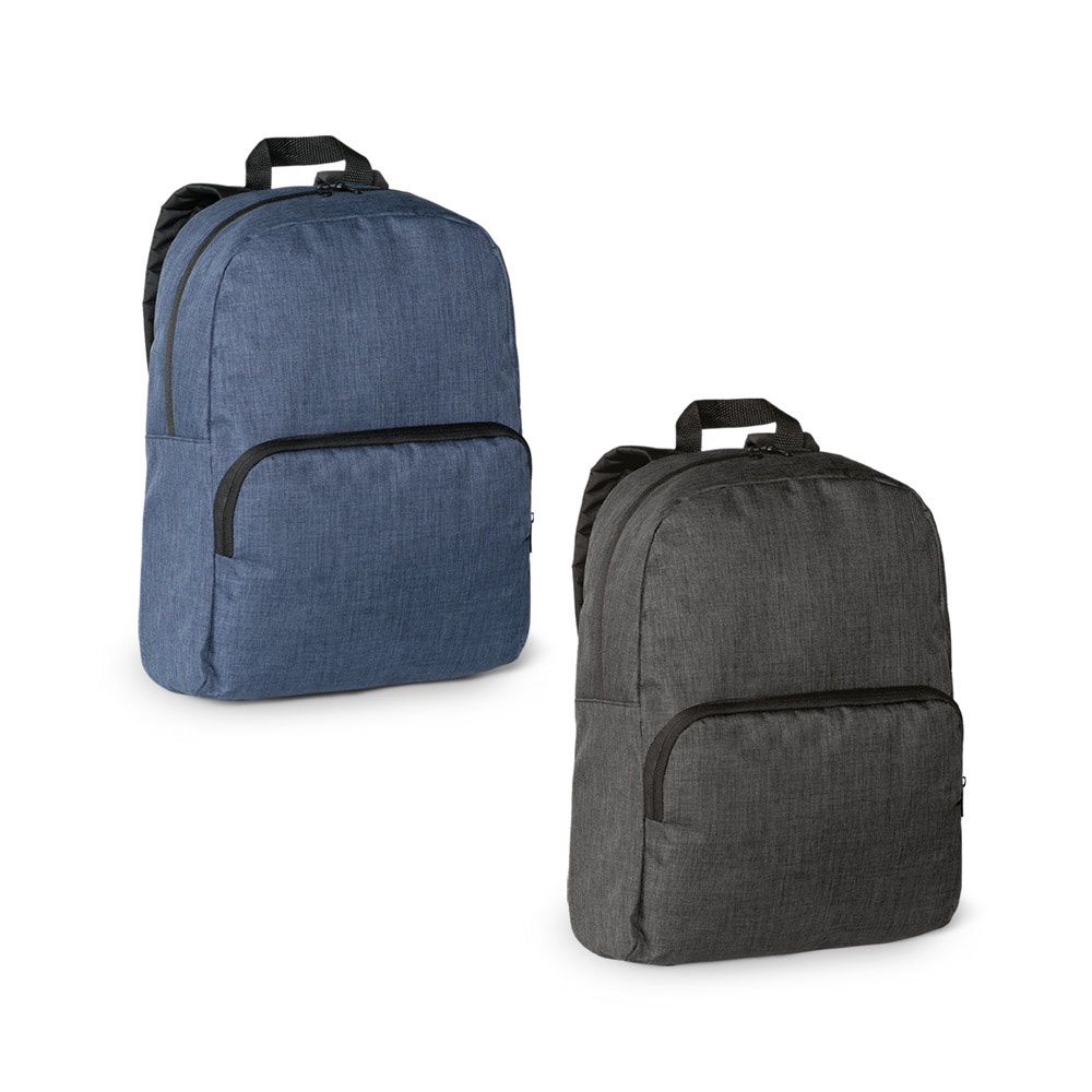 Mochila para notebook 14" em 600D de alta densidade com divisórias personalizada com a logo da empresa