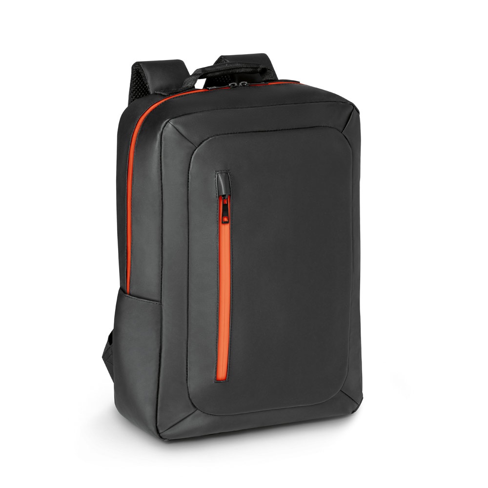 Mochila para notebook 15,6" 10 litros em 600D resistente à água personalizada com a logo da empresa, na cor vermelho