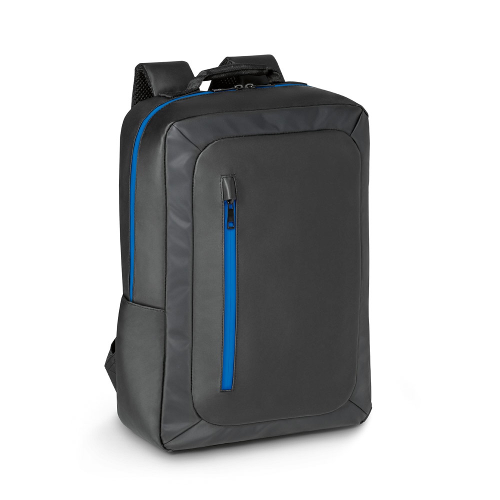 Mochila para notebook 15,6" 10 litros em 600D resistente à água personalizada com a logo da empresa, na cor azul royal