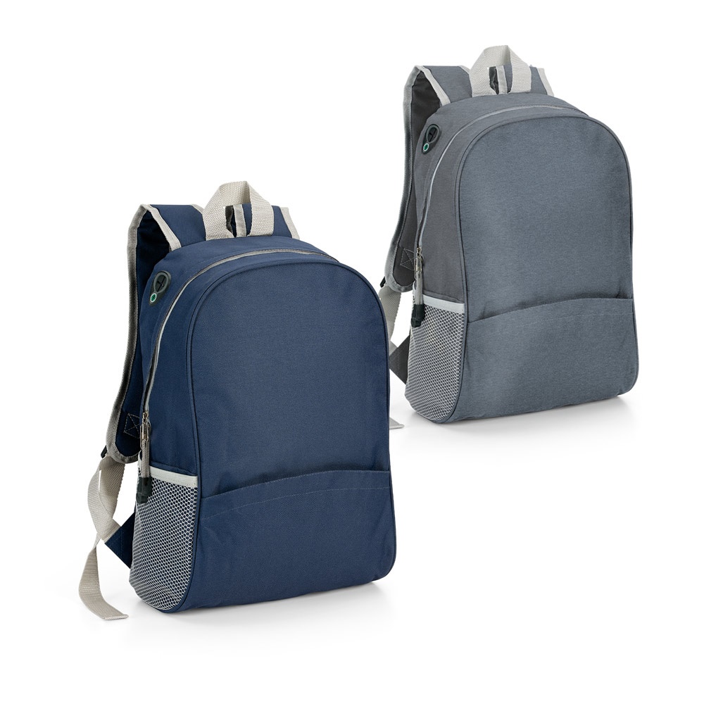 Mochila em 600D com saída para fone de ouvido (12 litros) personalizada com a logo da empresa