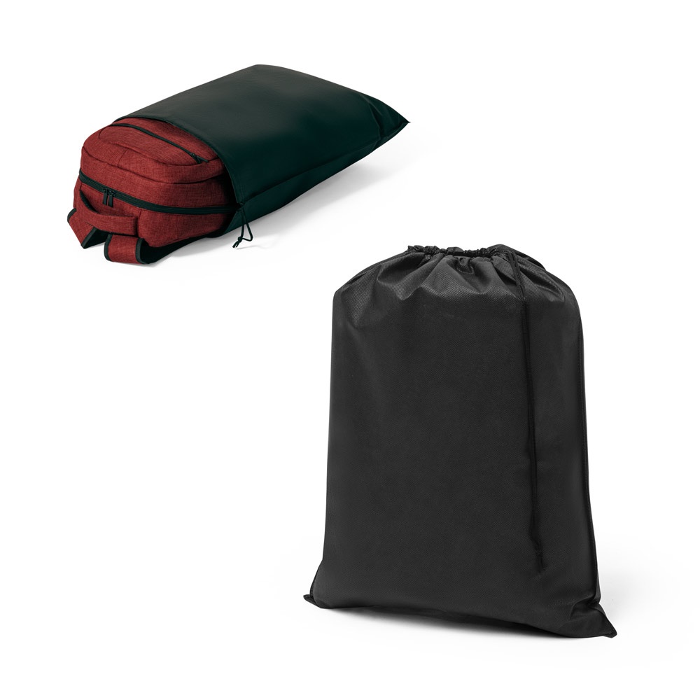 Sacola em tecido para mochila (60 g/m²) com cordão personalizada com a logo da empresa