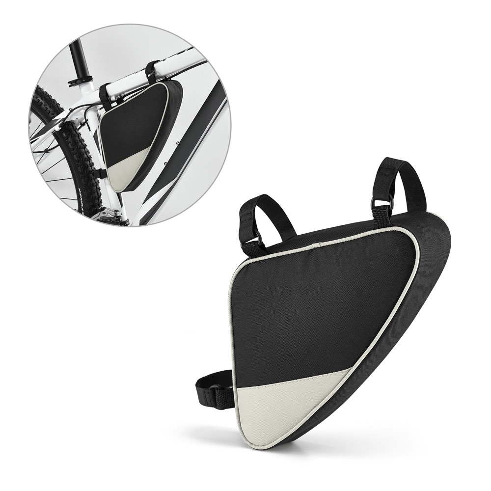 Bolsa para bicicleta em 600D personalizada com a logo da empresa