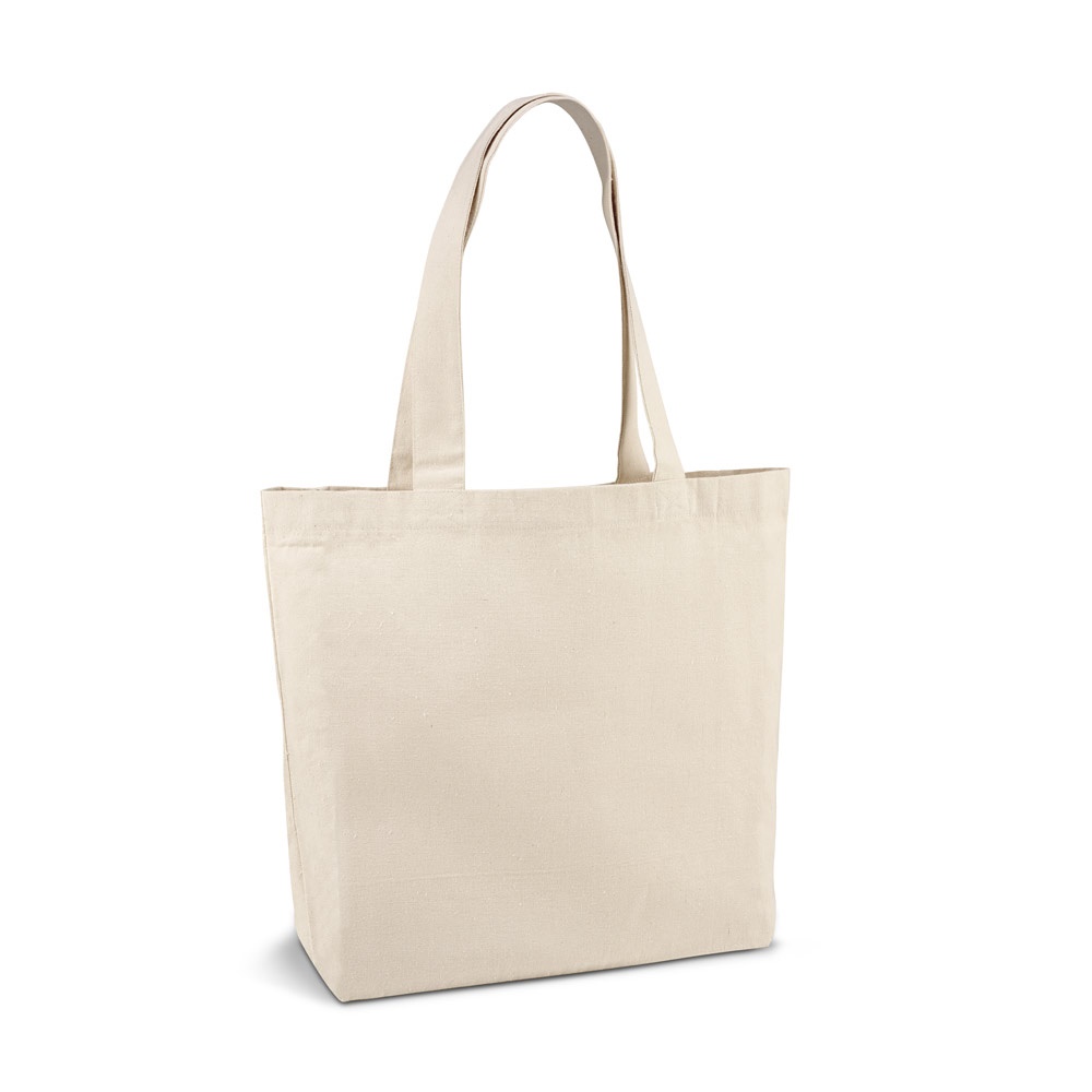 Sacola 100% algodão (180 g/m²) personalizada com a logo da empresa