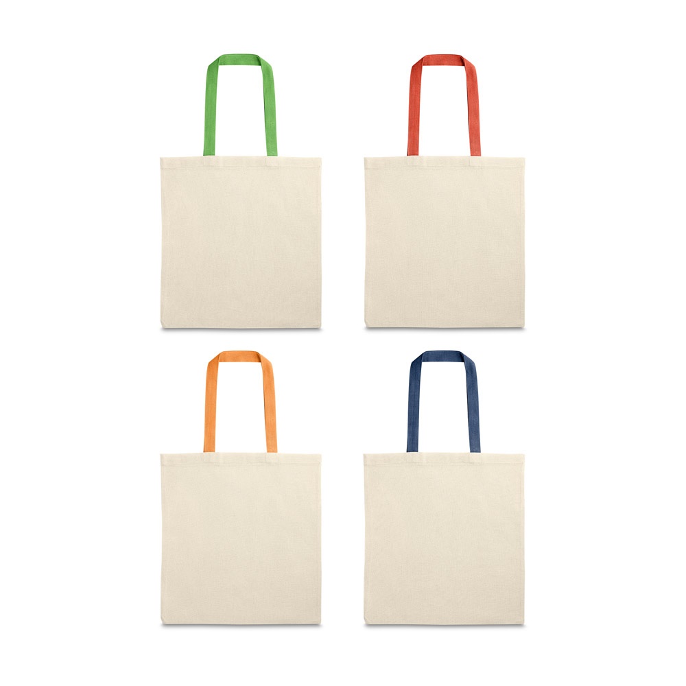 Sacola 100% algodão (140 g/m²) (37,5 x 41,5 cm) personalizada com a logo da empresa