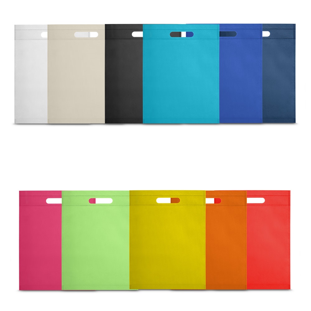 Sacola em non-woven (80 g/m²) (25 x 35 x 8 cm) personalizada com a logo da empresa