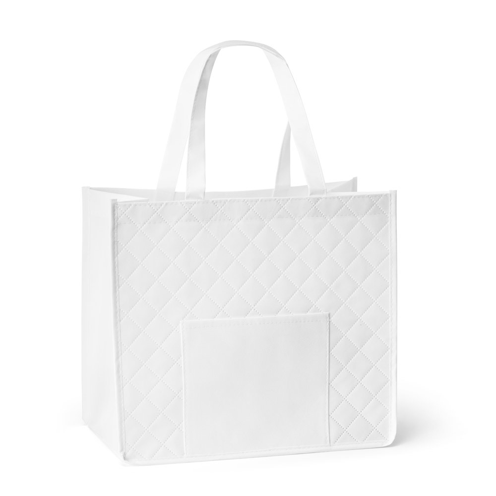 Sacola em non-woven laminado (110 g/m²) com bolso frontal (175 g/m²), foto 3