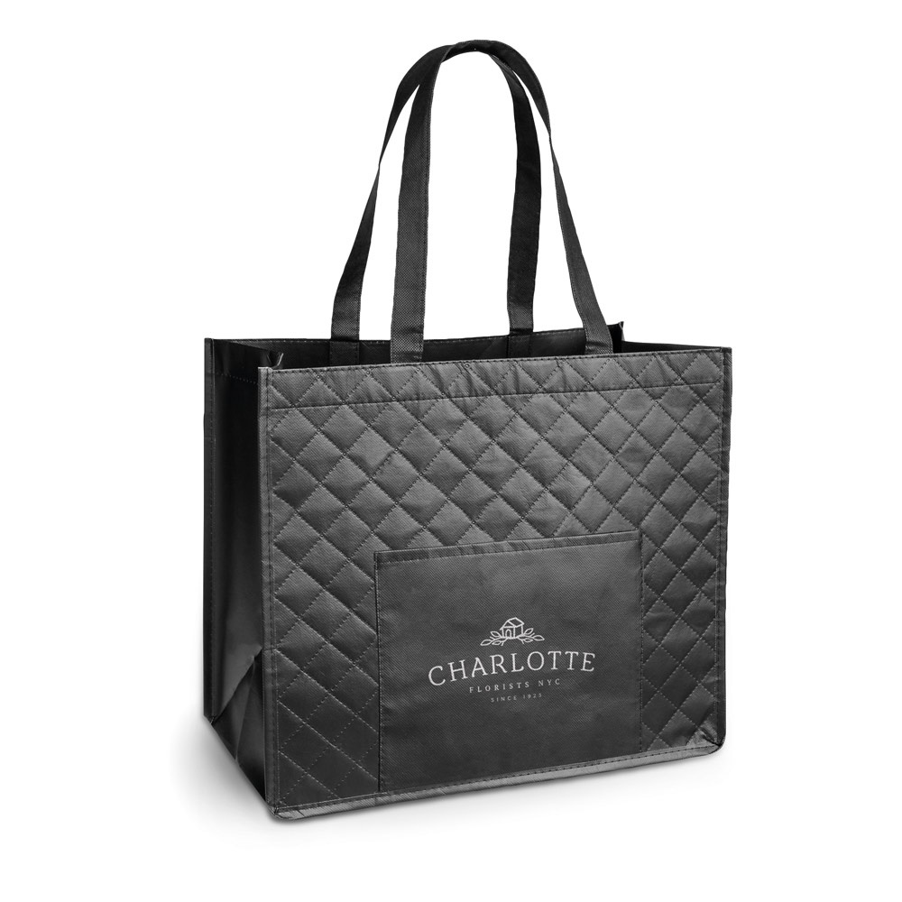 Sacola em non-woven laminado (110 g/m²) com bolso frontal (175 g/m²), foto 6
