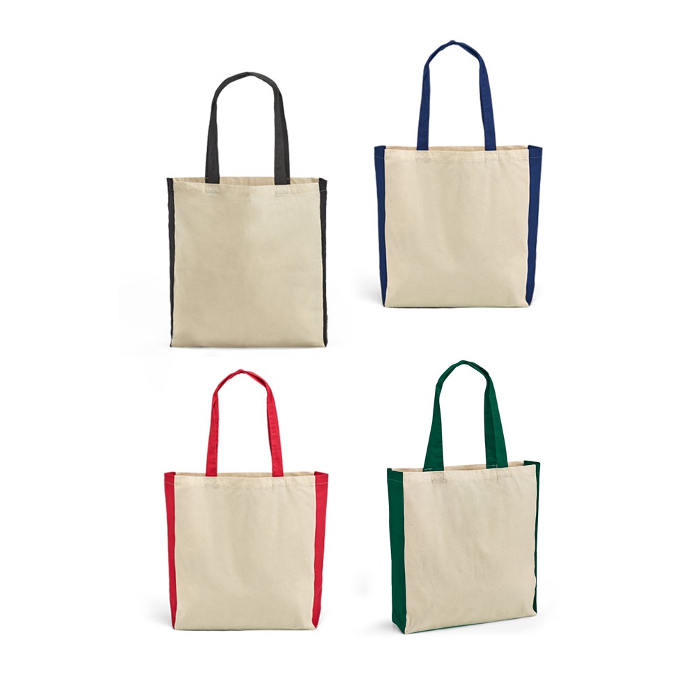 Sacola 100% algodão (140 g/m²) (37 x 41 x 10 cm) personalizada com a logo da empresa