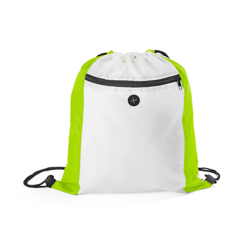 Sacola tipo mochila em 210D com bolso frontal, foto 4
