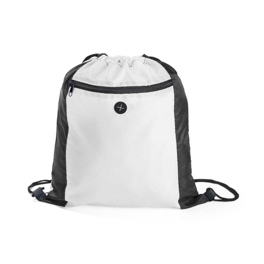 Sacola tipo mochila em 210D com bolso frontal, foto 5
